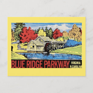 Activiteiten in de omgeving van Blue Ridge Parkway Briefkaart