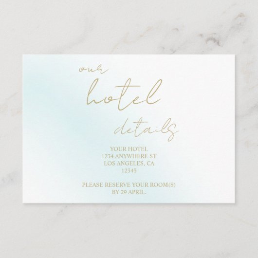 Activiteiten in de omgeving van Blue Waterverf Wav Informatiekaartje (Voorkant)