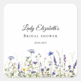 Activiteiten in de omgeving van Blue Wildflower Re Vierkante Sticker