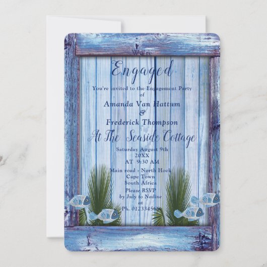 Activiteiten in de omgeving van Blue Wood & Fish V Kaart (Voorkant)