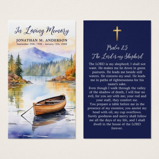 Activiteiten in de omgeving van Boat Lake Cross Me Visitekaartje (Voorkant /achterkant)