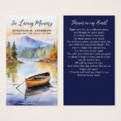 Activiteiten in de omgeving van Boat Lake Modern M Visitekaartje (Voorkant /achterkant)