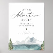 Activiteiten in de omgeving van Boho Mountain Lake Poster (Voorkant)