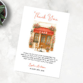 Activiteiten in de omgeving van Bonjour Bebe Paris Bedankkaart