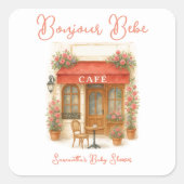 Activiteiten in de omgeving van Bonjour Bebe Paris Vierkante Sticker (Voorkant)