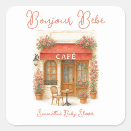 Activiteiten in de omgeving van Bonjour Bebe Paris Vierkante Sticker