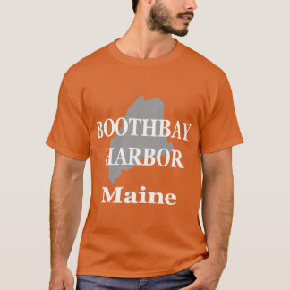 Activiteiten in de omgeving van Boothbay Harbor Ma T-shirt