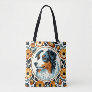 Activiteiten in de omgeving van Border Collie Flow Tote Bag