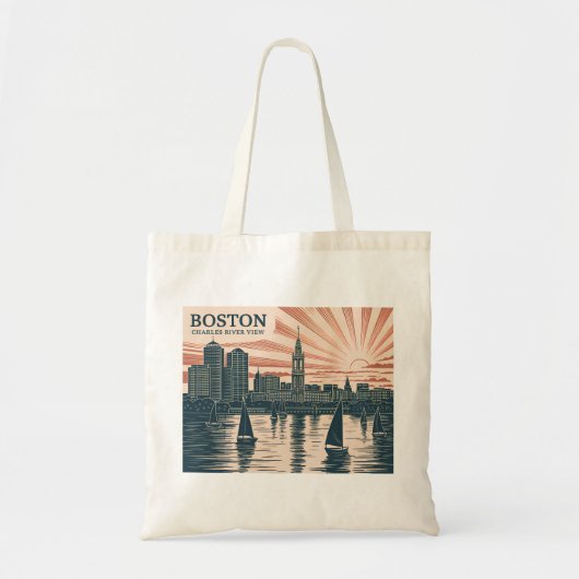 Activiteiten in de omgeving van Boston Charles Riv Tote Bag (Voorkant)