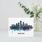 Activiteiten in de omgeving van Boston City Skylin Briefkaart (Staand voorkant)