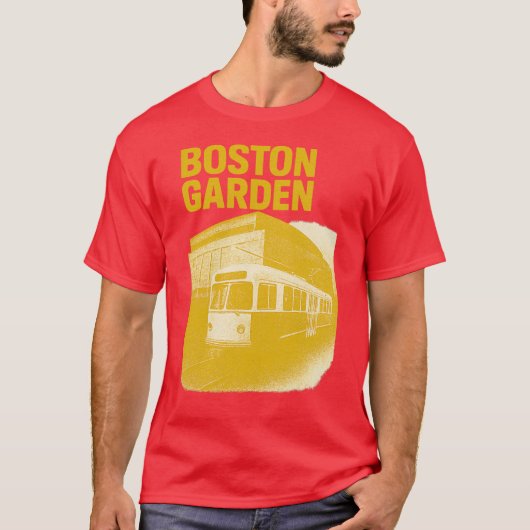 Activiteiten in de omgeving van Boston Garden Old T-shirt (Voorkant)