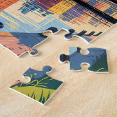 Activiteiten in de omgeving van Boston Massachuset Legpuzzel (Zijkant)