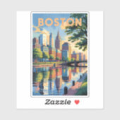 Activiteiten in de omgeving van Boston Massachuset Sticker (Vel)