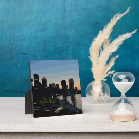 Activiteiten in de omgeving van Boston Seaport Sun Fotoplaat (Insitu)