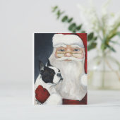 Activiteiten in de omgeving van Boston Terrier / S Feestdagenkaart (Staand voorkant)