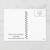 Activiteiten in de omgeving van Boston Terrier / S Feestdagenkaart (Achterkant)