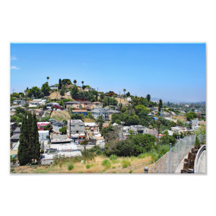 Activiteiten in de omgeving van Boyle Heights City Foto Afdruk