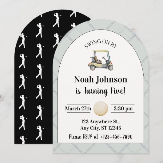 Activiteiten in de omgeving van Boy's 5th Birthday Kaart (Voorkant / Achterkant)