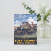 Activiteiten in de omgeving van Boy's Regiment Roy Briefkaart (Staand voorkant)