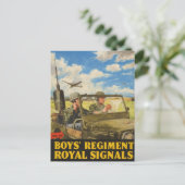 Activiteiten in de omgeving van Boys' Regiment Roy Briefkaart (Staand voorkant)