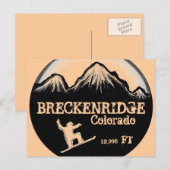 Activiteiten in de omgeving van Breckenridge Color Briefkaart (Voorkant / Achterkant)