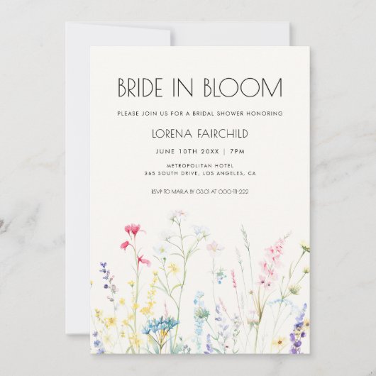 Activiteiten in de omgeving van Bride in Bloom Ele Kaart (Voorkant)