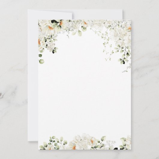 Activiteiten in de omgeving van Bride in Bloom Flo Kaart (Achterkant)