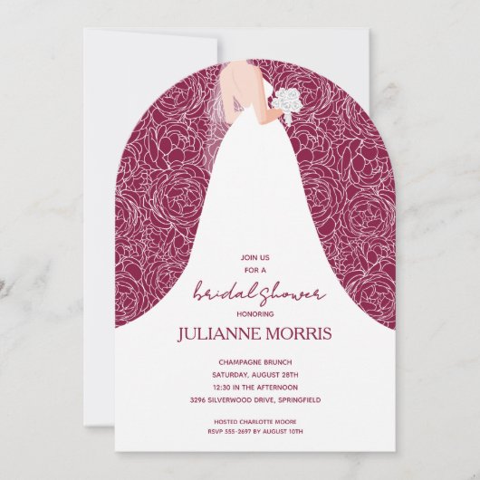 Activiteiten in de omgeving van Bride on Cranberry Kaart (Voorkant)