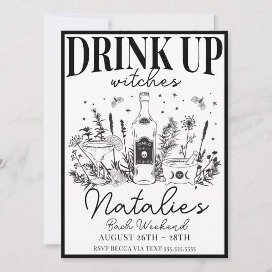 Activiteiten in de omgeving van Bride's Coven Witc Kaart (Voorkant)