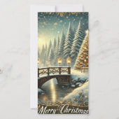 Activiteiten in de omgeving van Bridge to Christma Feestdagenkaart (Voorkant)