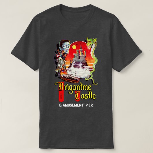 Activiteiten in de omgeving van Brigantine Castle  T-shirt (Design voorkant)