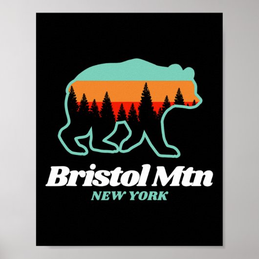 Activiteiten in de omgeving van Bristol Mountain N Poster (Voorkant)