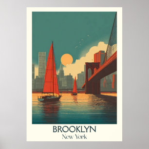 Activiteiten in de omgeving van Brooklyn New York  Poster