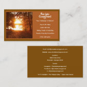 Activiteiten in de omgeving van Brown Forest Campg Visitekaartje (Voorkant / Achterkant)