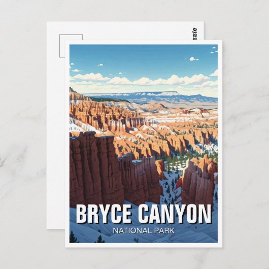 Activiteiten in de omgeving van Bryce Canyon Natio Briefkaart (Voorkant / Achterkant)