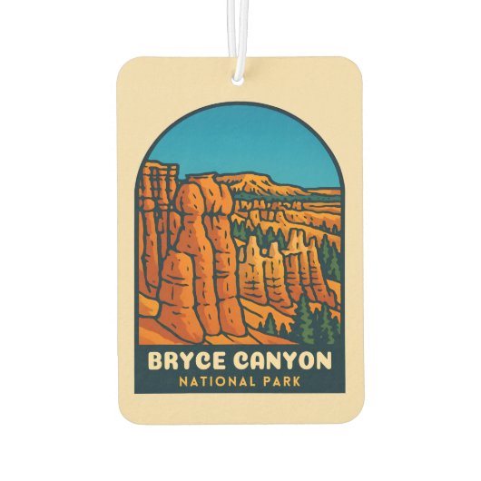 Activiteiten in de omgeving van Bryce Canyon Natio Luchtverfrisser (Achterkant)
