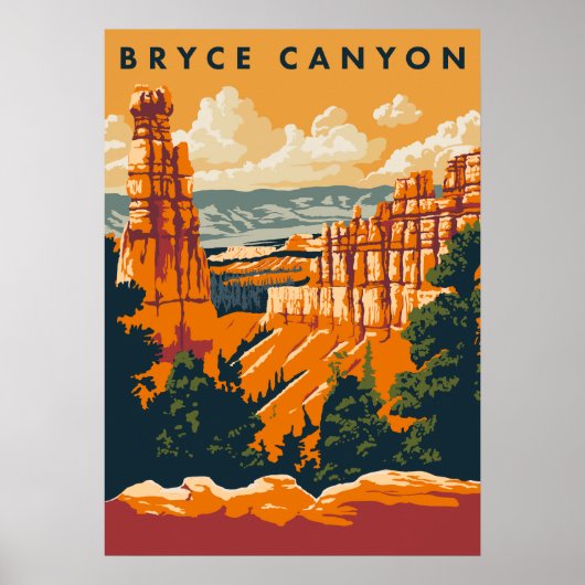 Activiteiten in de omgeving van Bryce Canyon Natio Poster (Voorkant)