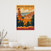 Activiteiten in de omgeving van Bryce Canyon Natio Poster (Keuken)