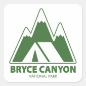 Activiteiten in de omgeving van Bryce Canyon Natio Vierkante Sticker (Voorkant)