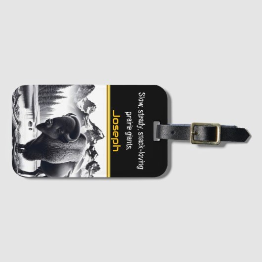 Activiteiten in de omgeving van Buffalo by Serene  Bagagelabel (Voorkant (horizontaal))