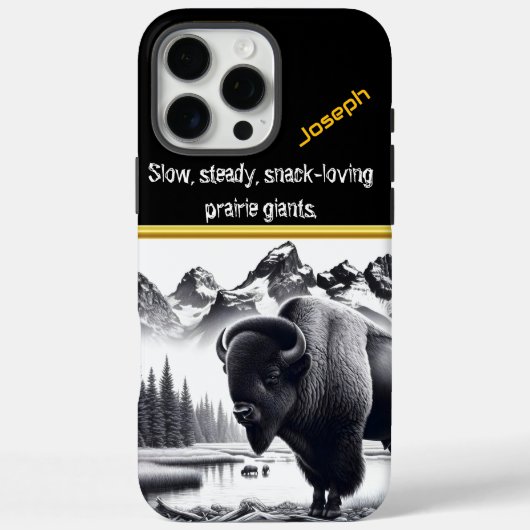 Activiteiten in de omgeving van Buffalo by Serene  Case-Mate iPhone Case (Achterkant)