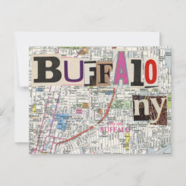 Activiteiten in de omgeving van Buffalo NY Maps Co Briefkaart