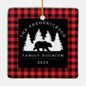Activiteiten in de omgeving van Buffalo Plaid Beer Keramisch Ornament (Achterkant)