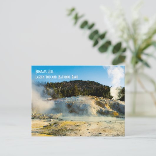 Activiteiten in de omgeving van Bumpass Hell - Las Briefkaart (Staand voorkant)