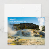 Activiteiten in de omgeving van Bumpass Hell - Las Briefkaart (Voorkant / Achterkant)
