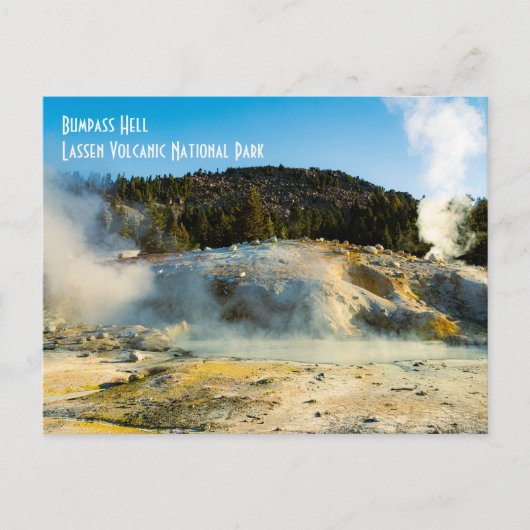 Activiteiten in de omgeving van Bumpass Hell - Las Briefkaart (Voorkant)