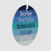 Activiteiten in de omgeving van Bunco Player Moder Ornament (voorkant)