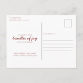 Activiteiten in de omgeving van Bundle of Joy Chri Feestdagenkaart (Achterkant)