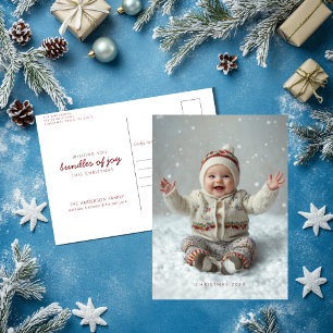 Activiteiten in de omgeving van Bundle of Joy Chri Feestdagenkaart