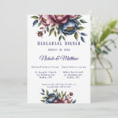 Activiteiten in de omgeving van Burgundy Navy & Bl Kaart (Staand voorkant)